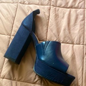 Navy Colored Heels